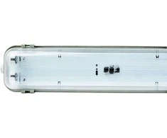 Lubinis šviestuvas Šviestuvas be balasto FYF IP65 2x18W T8/LED 66cm pilkas