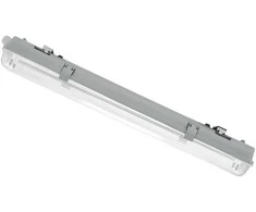 Lubinis šviestuvas Šviestuvas be balasto IP65 Struhm 2x18W T8 G13 66cm pilkas