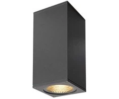Pakabinamas šviestuvas Bikuva.lt 42W LED sieninis fasado šviestuvas BIG THEO WALL, antracito sp., 3000K, šviečia į viršų ir į apačią