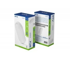LED KODO-OV lempa, 8W, 720lm, AC175-260V, 50/60 Hz, PF>0,5, Ra≥80, IP54, IK08, 4000K, oval