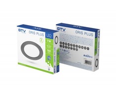 Bikuvalt Šviestuvas LED GTV ORIS 7W 4000K Juodas Potinkinis