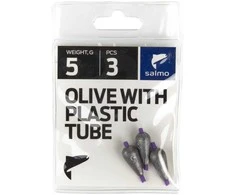 Švininiai svareliai su kembriku MJ Olive Salmo 5g/3vnt.