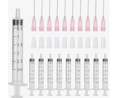 ŠVIRKŠTAI 20 Vnt. 3 ml PLASTIKINIO DATORYMO LABORATORINĖS DALYKLĖS ILGUS
