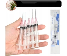ŠVIRKŠTAI 2ml 20G BUKOS PLASTIKINĖS adatos 10 Vnt.