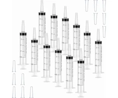 ŠVIRKŠTAS 12 Vnt. 20 ml LABORATORINIS STERILAS SU GRANDAVIMU BE ADATO
