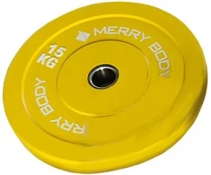 Svorių diskas Merrybody 15kg geležinis/guminis