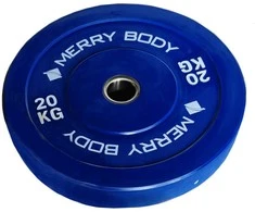 Svorių diskas Merrybody 20kg geležinis/guminis