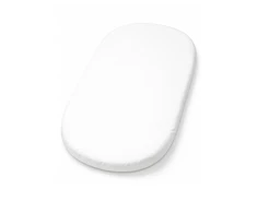 Swanstore Medvilninė paklodė su elastine juostele gondolai, 40x80 cm - balta