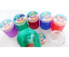 Swede SENSORY MASĖ vaikams SLIME CRYSTAL SOJL blizgis dėžutėje 1 vnt.