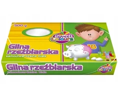 Otocki Sweet Colours Savikietanti modelino masė 500g, balta