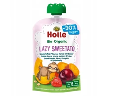 SWEET SLOTH MUSSE SWEET PLUMP moliūgų braškės iš MC 6 BIO 100 g - HOLLE
