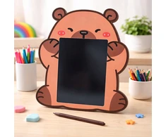 Szachownica Aprašymas: Piešimo lenta, grafinė planšetė vaikams, Capybara, ruda