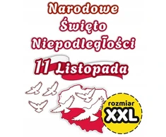 SzkolneNaklejki Dekoracja Patriotyczna 11 Listopada Narodowe Święto Niepodległości - XXL