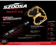 SZOOSA Aliuminio platforma MTB pedalai 3 itin lengvi mašinos guoliai Raudonas