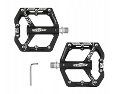 SZOOSA Lengvi MTB Enduro platformos pedalai, ALUMININIS, 3 solidūs DH Trail guoliai