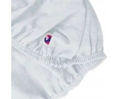 Szwalnia Snow Prześcieradło do łóżeczka Chicco NEXT2ME FOREVER Muślinowe su gumką Balta