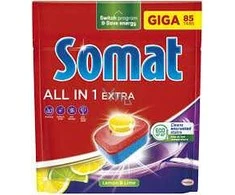 Tabletės indaplovėms Extra Somat 85 vnt. All in 1