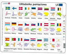 Dėlionė Tactic Układanka Unia Europejska - Flagi, stolice