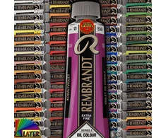 Talens Aliejinė internetu - Šiltas pilkas - 718 - Ekstra smulkus - Rembrandt - 40ml tūbelė