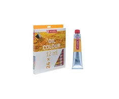 Talens Aliejinių dažų rinkinys Oil Colour 12 ml, 24 spalvos