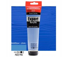 Talens Amsterdam Expert akriliniai dažai 150ml, Kobalto mėlyna ultramarinas 516