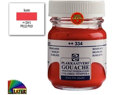 Talens Gouache dažai 334 Skarlat raudoni 50 ml