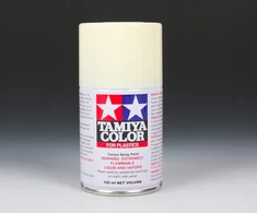 Tamiya purškiami dažai 100ml, balta (blizgūs)