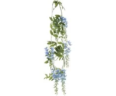 Tammer Dirbtinių augalų girlianda 4Living 180cm visterija/mėlyna
