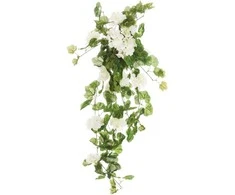 Tammer Nukaręs dirbtinis augalas 4Living 80cm pelargonija/balta