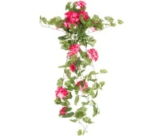 Tammer Nukaręs dirbtinis augalas 4Living 80cm pelargonija/raudona