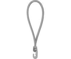 TAMPRINIO VIRVELĖS KABLYS, elastingas, guminis. 0,4x18 cm, kabliukas - PVC, pilkas - laisvas BCH3-0418GY-L