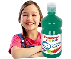 Tamsiai žali dažai "tempera" Happy Color, 500 ml