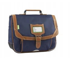 Tann's kuprinė Les Incontournables 32 cm, tamsiai mėlyna-ruda