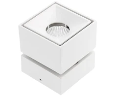 LED šviestuvas BIANCO, 8W,680lm,AC220-240V,50/60 Hz,PF>0,9,Ra≥80,IP20,IK06,36°,4000K,kvadr