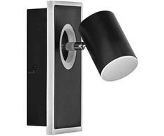 Lubinis šviestuvas 16,5W LED paviršinis šviestuvas SPOT MARS, juodas, 3000K