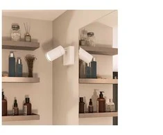 Taškinis LED šviestuvas PHILIPS IDRIS, IP44, 1xGU10, max 1x5W, baltos sp., 8,3x11x10cm