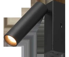 Taškinis LED šviestuvas TRIO AMBALA, 1 x 5W, 2300/3000/4000K 500 lm juodos sp 16,5x15x4cm