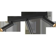 Taškinis LED šviestuvas TRIO AMBALA, 3x5W, 2300/3000/4000K 3x500 lm juodos sp 16,5x15x4cm