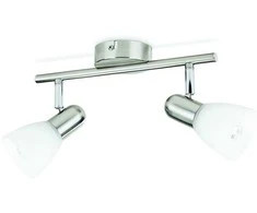 Lubinis šviestuvas Taškinis šviestuvas EGLO STECCI-E, 3 x GU10, max 3 x 5 W, baltos/chromo sp, Ø14x7,5cm