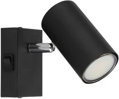 Lubinis šviestuvas Taškinis šviestuvas GLOBO Robby, 1 x GU10, 25W, matinės juodos sp., 7 x 10 x 12 cm