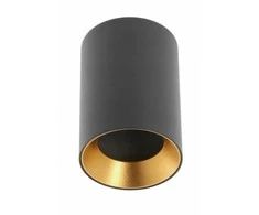 Lubinis šviestuvas Ceiling fixture AERO II, IP20, round, juodas