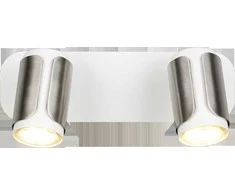 Taškinis šviestuvas TRIO GILLAN, 2xGU10 max 2x10W baltos/nikelio sp., 16x30x12cm