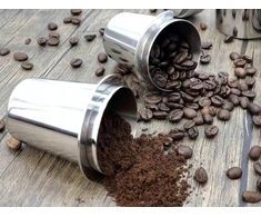 TAURĖLIS 51MM KAVOS DALYTUVAS BARISTA ESPRESSO MATAVIMAS PLIENAS ATVARUS