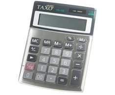 "Taxo" 12 padėčių skaičiuotuvas Tg-122 sidabrinis - Titanum