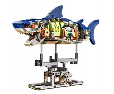 TECHNIC MJI 13054 blokeliai – Mechaniniai LED Shark 687 elementai