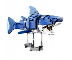 TECHNIC MJI 13054 blokeliai – Mechaniniai LED Shark 687 elementai