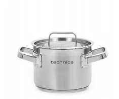Technica Nerūdijančio plieno puodas 2,4L DUJŲ ĮVEDIMO 16 cm TECHNIKA