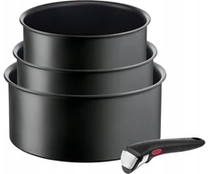 Tefal KIETŲ NELIPAČIŲ PUODŲ RINKINYS, NELIPEJUS ALUMINIUMAS 16/18/20 CM