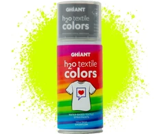 Tekstiliniai dažai GHIANT, purškiami, 150 ml, fluorescentinė geltona 007