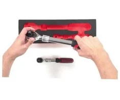 Teleskopinių terkšlių komplektas KS TOOLS 1/4" 1/2"